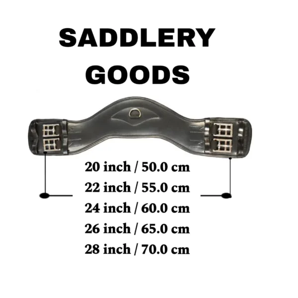 Saddlery Goods Anatomical Dressage Girth - Image 2