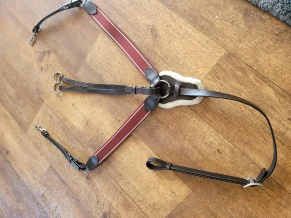 Saddlery Goods Elastic Breastplate Martingale with Running Attachment - Image 5