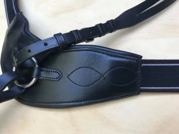 Saddlery Goods 3 Point Breastplate with Padding & Stainless Steel Fittings - Image 5