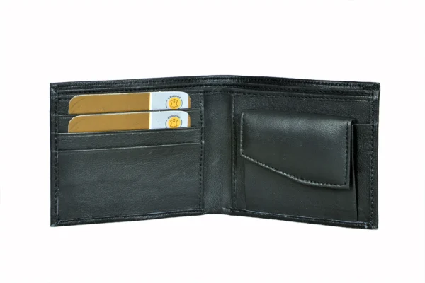Saddlery Goods Genuine Leather Wallets for Men - Image 2