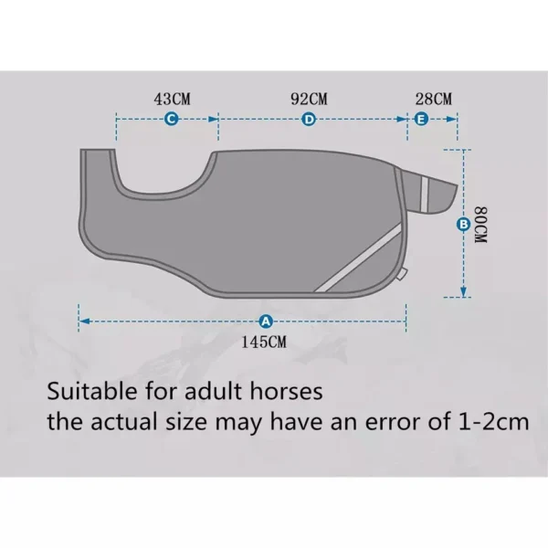 Saddlery Goods Horse Waterproof Exercise Sheet - Image 5