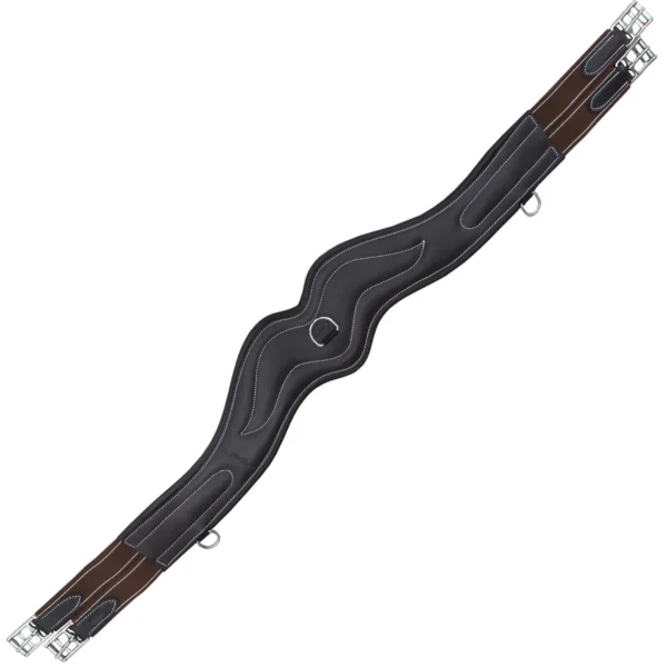 Saddlery Goods Jumping Leather Lay Girth - Image 3